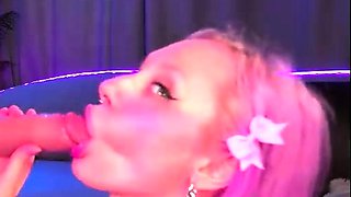 Sexy amateur blonde blowjob amp cumshot HD