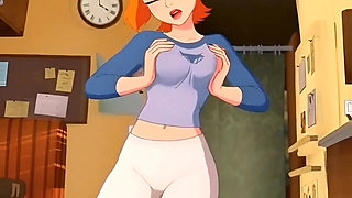 Gwen Tenison feom Ben ten make a sexy dance