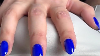 Female Domination of Cock with Feet From Mistress in Latex Suit