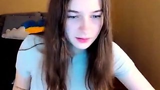 Brunette Solo Webcam Masturbation