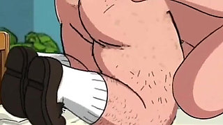 Cuckold Husband Is Furious That His Wife Is Cheating with Her Lover. Cartoon