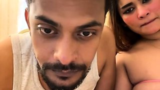 Amateur webcam voyeur BBW blowjob and facial