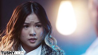 Wet Mick Blue and Lulu Chu - spooning trailer - Tushy