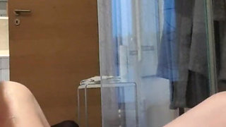 Julie Squirts in the Bathroom