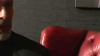 Humiliating dildo play