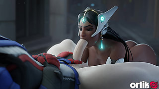 Symmetra Likes Big Dick in Her Ass - 3D Overwatch Anal Animation