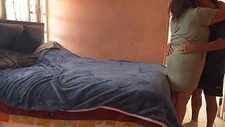 Desperate Man Pounds Friends Cougar Stepmom Before Work
