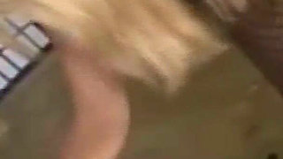 Blonde Dominatrix Locks Her Submissive Lover in Cage
