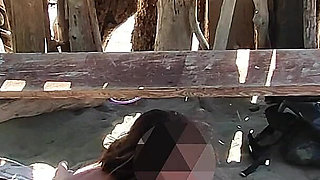 French MILF Handjob Amateur on Nude Beach Public in Greece to Stranger with Cumshot