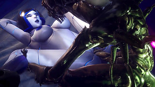 Hentai Game - Subverse - Demi Best Sex Scene - Android Woman Sex - 3D Hentai