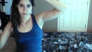 Amateur blondie solo anal masturbation