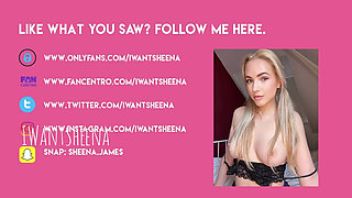 Iwantsheena Is Such a Cock Tease! Do You Wish This Is Your Cock?