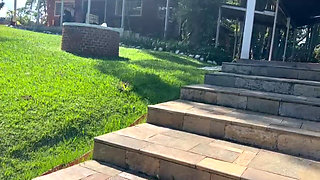 I Made My Dream Come True I Swam Naked in My Neighbor's Pool Then I Gave Him My Tasty Pussy