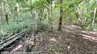 Hot Barely Legal Chick Gets Fucked in the Woods, Forest Sex, Naked Outside, Nudist Chick, Outside Sex