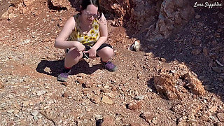 Outdoor pee hiking compilation