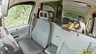 Taxi Driver, Denis Marti And Christy Ley In Frisky Brunette Gets Banged By Cocky