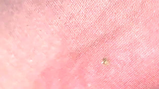 POV Silent Foot Worship Under the Desk at Work: Big Feet in and Out of Black Nylon Stockings