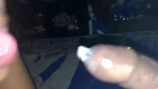 Pierina inhales a boner with a rubber