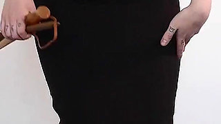 Slave Mila's Otk Wooden Spoon Spanking by Miss Roxy