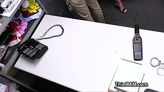 Dress stealing big tit mom blows cock