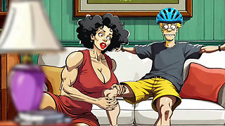 Slutty American MILF 3: All the Married Sluts Do It While the Husbands Are at Work Cartoon Animation