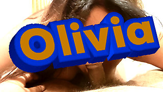 Indian Bhabhi Slave Olivia Long Hair Deep throat Blowjob Face Fuck with Exploding Cumshot with Cum on Mouth and Facial Cum Rough