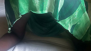 Clothes on kitty play (doggy style)