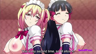 Threesome hentai fuck with two sisters - full on HentaiPP. com