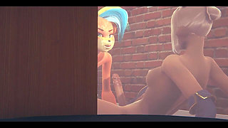 Furry Hentai - Foxy Is Fucked by Futanari Deer - Japanese Asian Manga Anime Film Game Porn