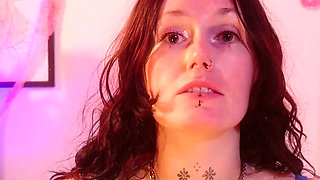 Chastity Cuckold Training POV: Locked Sub Watches Goddex Orgasm, Learns to Suck Cock & Take Strap on, Encouraged Bi