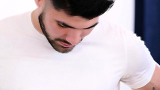 Two men quickly have their boys stripped down