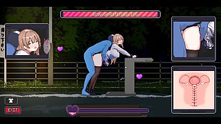 Big-titted Supermarket Clerk Adult Rendezvous - Pixel Anime porn Game Sequences