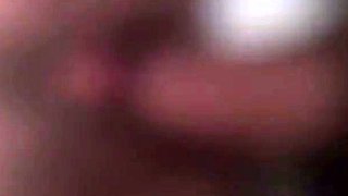 Bikini light-haired walks by pool for a cumshot