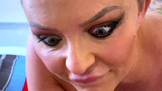 Mexicana blowjob with her big boobs