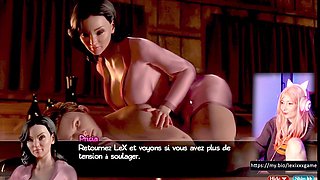 Oral session on the massage table in the treasure of Nadia game