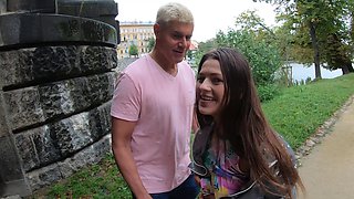 Brunette hottie Serina Gomez enjoys a passionate session with her partner.