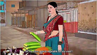The Vegetable Selling Sister-in-law Helped A Sad Man Having Sex With Him