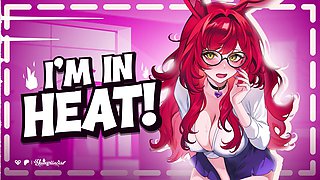 Satiate Breed Me NOW!" Bunnygirl In Warmth is Desperate For Your Jizz - R18 Audio ASMR Anime porn Roleplay