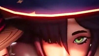 Mona Lynette Lyney Gives Aether a Triple Blowjob Fontaine Genshin Impact 3D Porn Sex 60 Fps POV