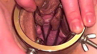 Nipple Pulling, Gape, Clit Spanking, Fisting and Squirting Closeup