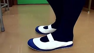 Rubber school shoes: uwabaki worship